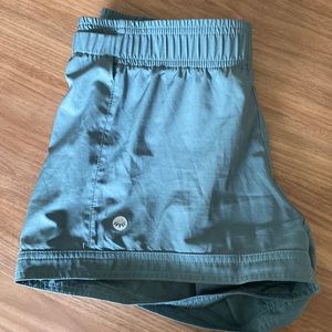 Women’s Athletic Shorts - Super Cute! Greenish-Grey Color